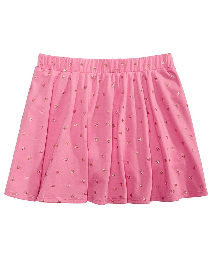 Epic Threads Little Girls Heart-Print Scooter Skirt, Created for Macy's ...