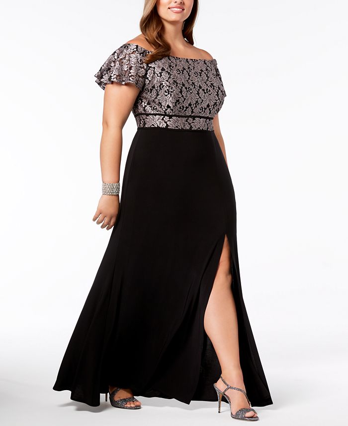 Macy's off the shoulder black dress new arrivals