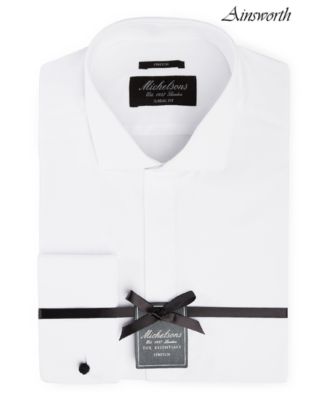 dress shirt with white collar and cuffs name Winchester Shirts (Contrast Collar) & How To Wear Them