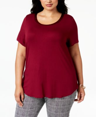 alfani women's plus size tops