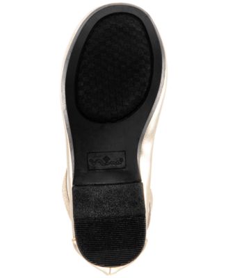 Big Girls Marissa Crisscross Ankle Strap Ballet Flat