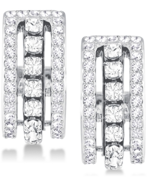 UPC 768549106774 product image for Swarovski Rose Gold-Tone Crystal Triple-Row 1/2