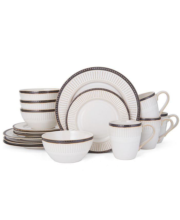 Pfaltzgraff 16Pc. Promenade Column Dinnerware Set Macy's
