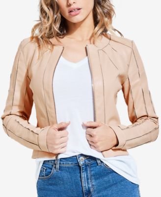 GUESS - Zip-Front Moto Jacket