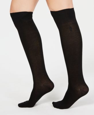 Polo Ralph Lauren Solid Knee High Socks Macy s