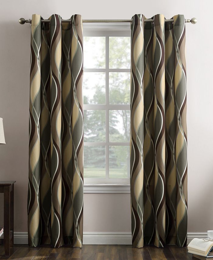 No. 918 - Intersect Geometric Print Curtain Collection