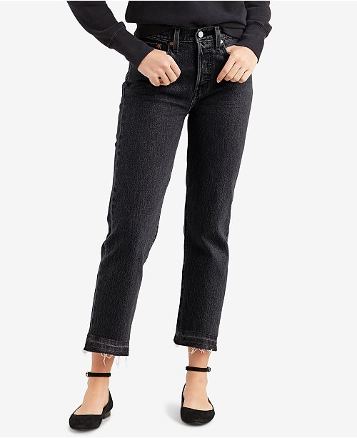 levi's wedgie straight crop jeans