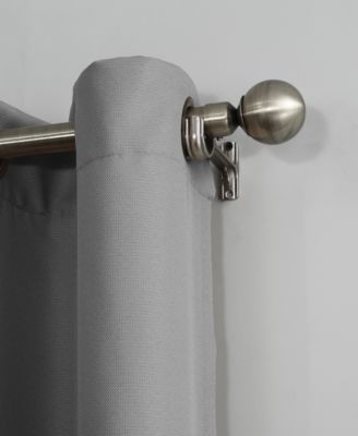 Montego Casual Textured Semi-Sheer Grommet Curtain Panel