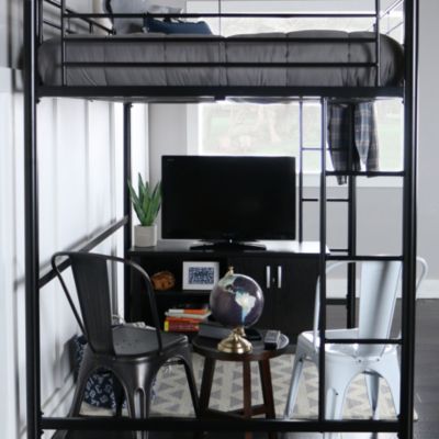 Walker Edison Premium Metal Full Size Loft Bed