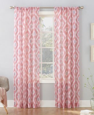 Lichtenberg  CLOSEOUT! Shiro Ikat Crushed Sheer 50" x 95" Panel