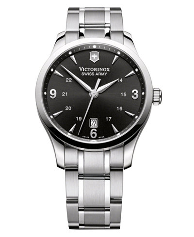 Victorinox Swiss Army Watch, Men's Alliance Stainless Steel Bracelet 241473