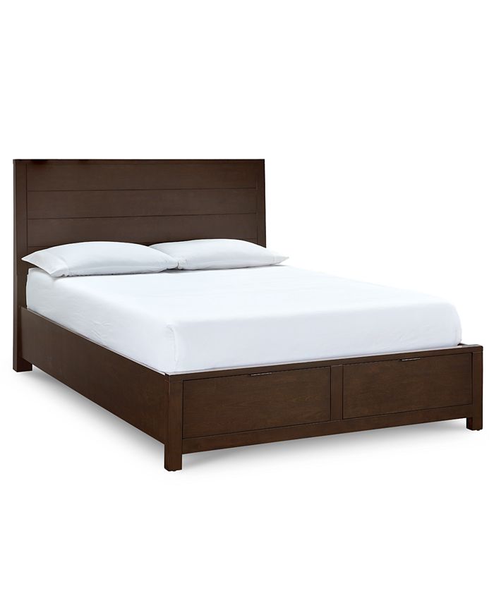 Furniture Tribeca Brown Storage Full Bed, Created for Macy's Macy's