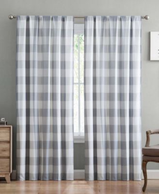 Everyday Buffalo Plaid 2 Piece Window Curtain