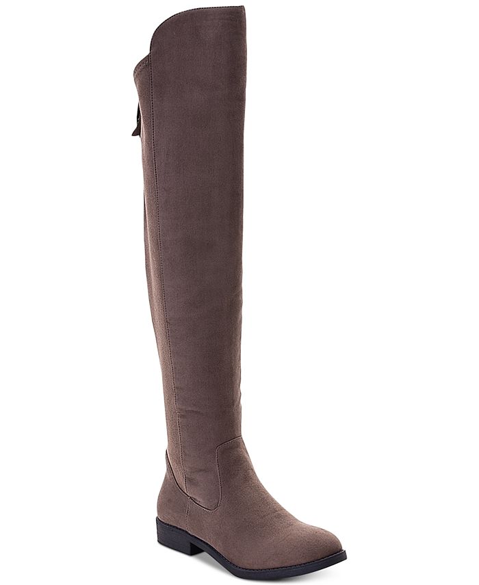 Style & Co Hayley Wide-Calf Over-The-Knee Zip Boots, Created for Macy's ...