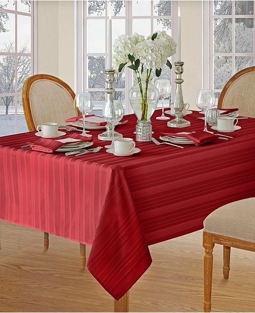 Elrene Denley Stripe Table Linen Collection Reviews Table