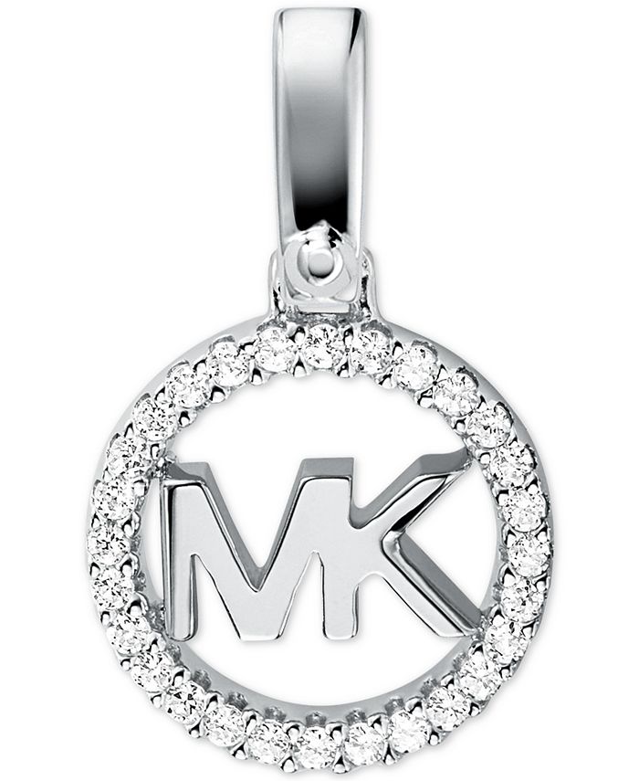 Michael Kors Women's Custom Kors Sterling Silver Logo Charm & Reviews - All  Fashion Jewelry - Jewelry & Watches - Macy's