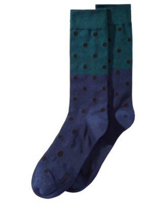Bar III Men's Colorblocked Dotted Socks, Created for Macy's - Macy's