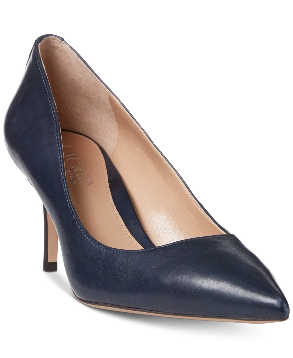 Ralph Lauren Women's Lanette Pointed Toe Pumps In Refined Navy