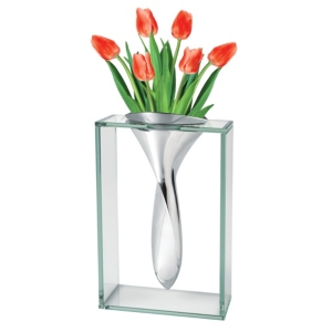 Shop Badash Crystal Elvis Vase 13" In Clear