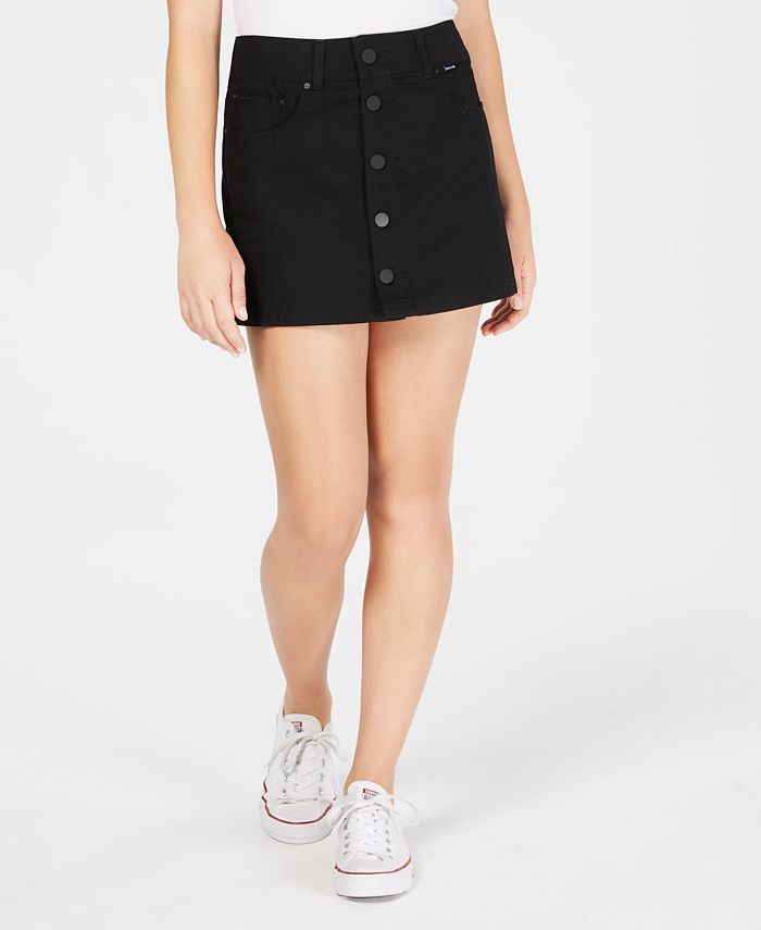 Hurley Juniors' Wilson Cotton Mini Skirt - Macy's