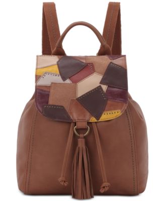 macys leather backpack