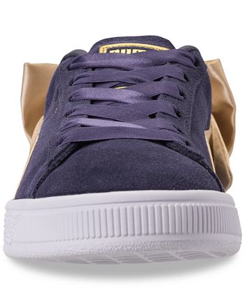 puma suede bow women's