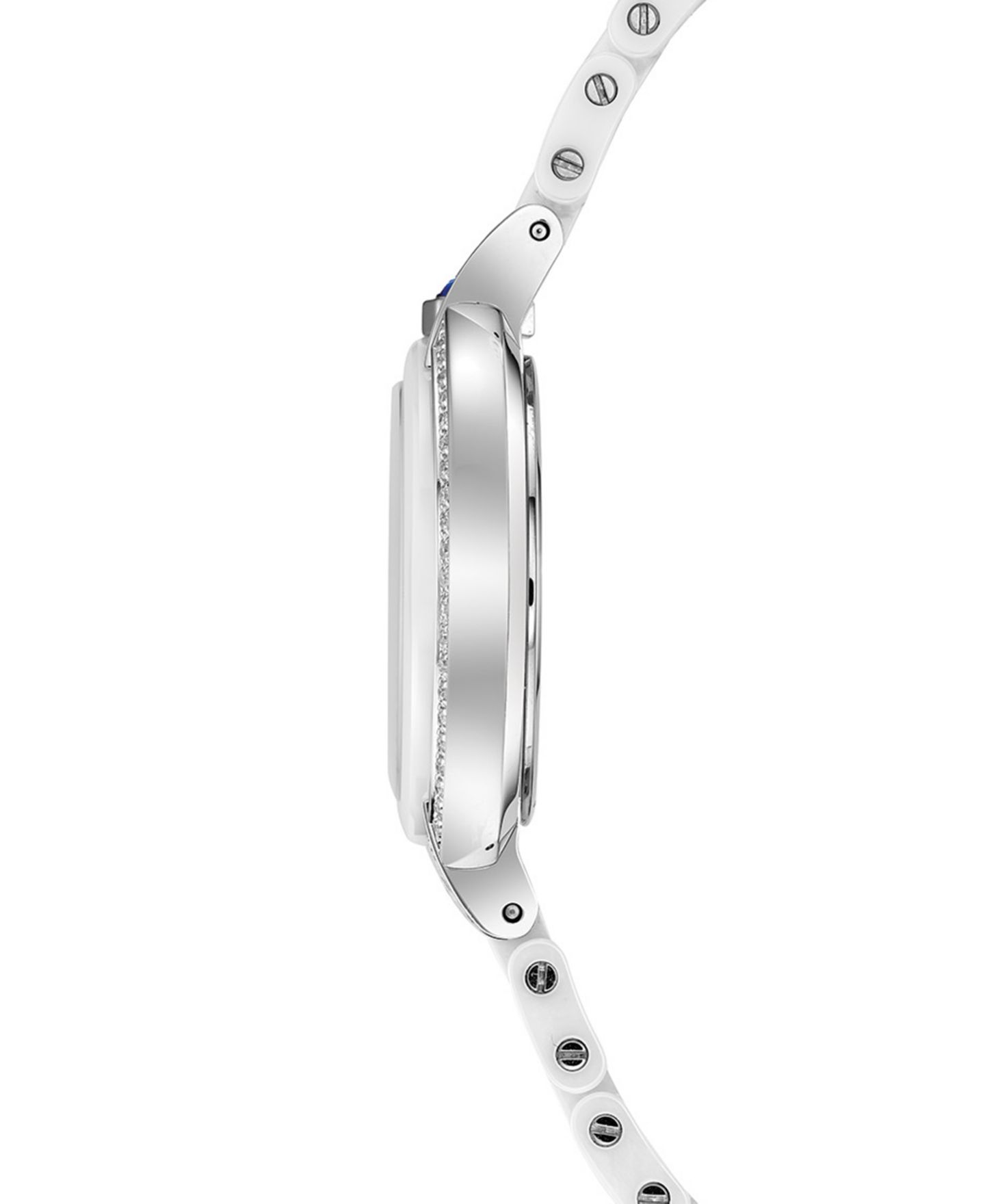 Женские часы Bulova Rubaiyat Diamond (1/3 ct. t.w.) Stainless Steel and White Ceramic Bracelet Watch 35mm — фото 7