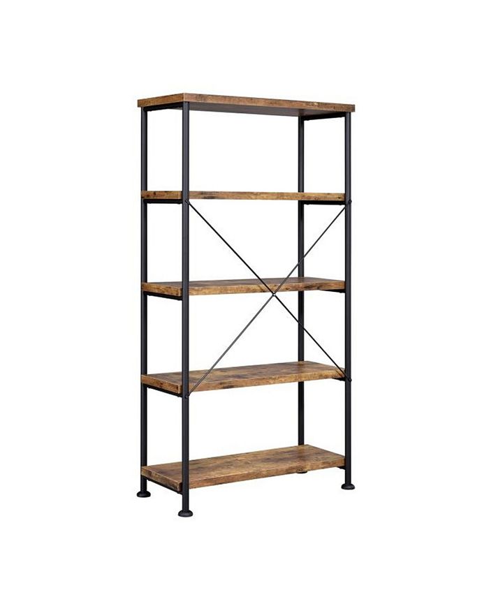 Coaster Home Furnishings Wadsworth Industrial Fourshelf Bookcase Macy's