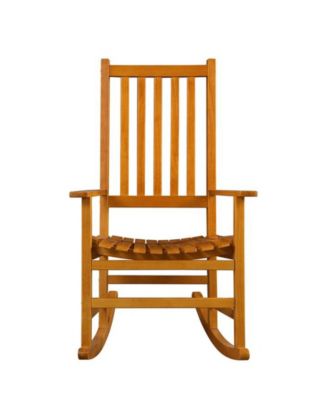 Coaster Home Furnishings - Longwood Casual Wood Rocking Chair, Warm Brown