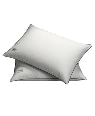 Pillow Guy 100% Certified RDS White Goose Down Soft Density 2-Pack Pillows, Standard/Queen