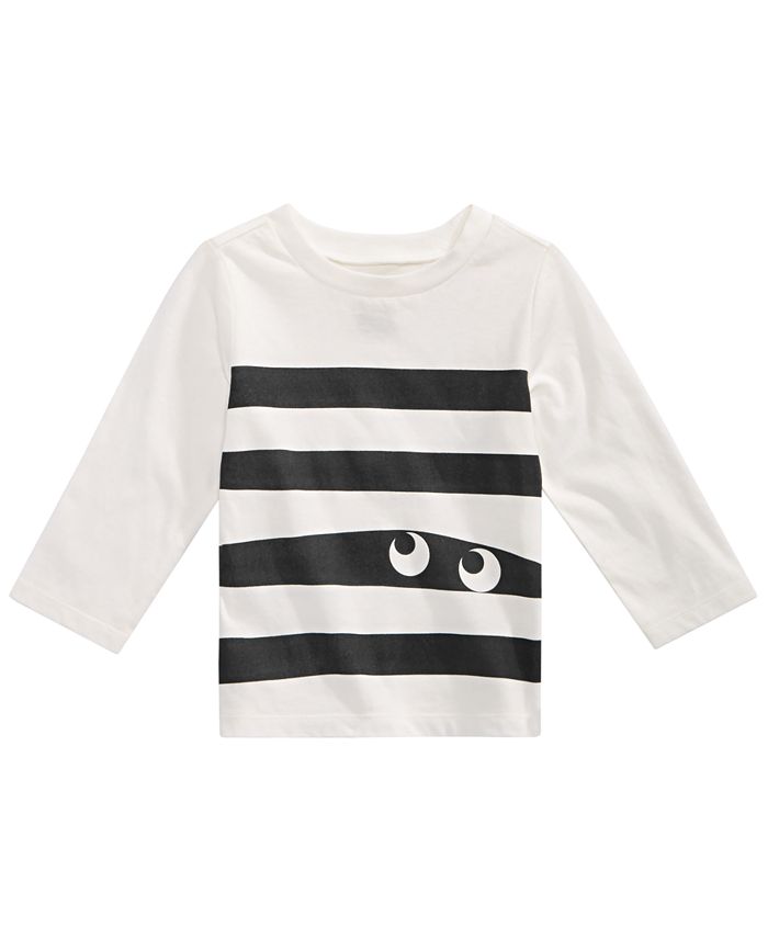First Impressions Baby Boys Cotton Monster Stripe T-Shirt, Created for ...