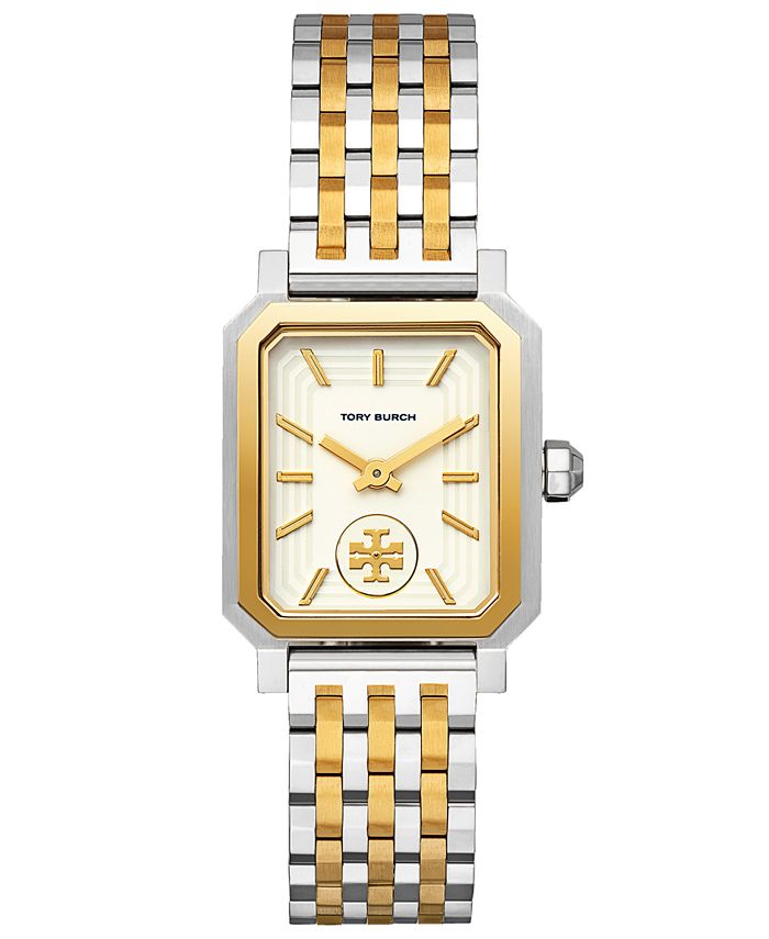 Tory Burch Women's Robinson Two-Tone Stainless Steel Bracelet Watch 27x29mm  & Reviews - All Watches - Jewelry & Watches - Macy's
