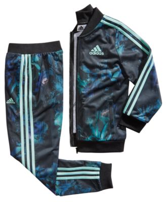 girls floral adidas jacket