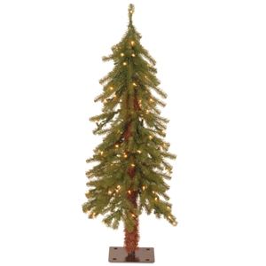 National Tree 3' Hickory Cedar Tree with 50 Clear Lights