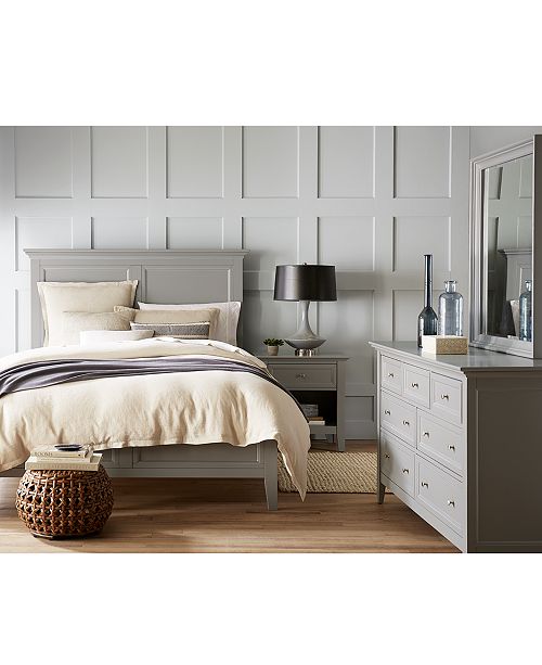 furniture sanibel bedroom furniture, 3-pc. set (full bed, nightstand