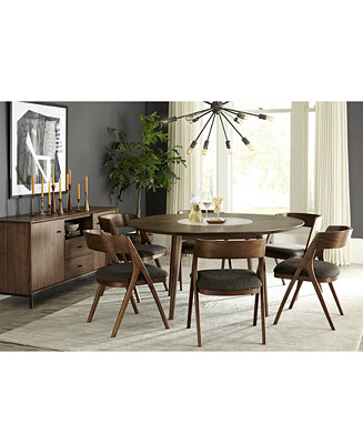 Furniture Oslo Dining 7 Pc, Macys Dining Table Glass Top