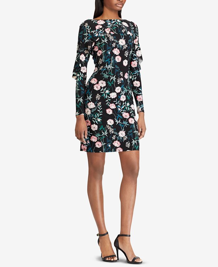 American Living Floral-Print Layered Dress - Macy's