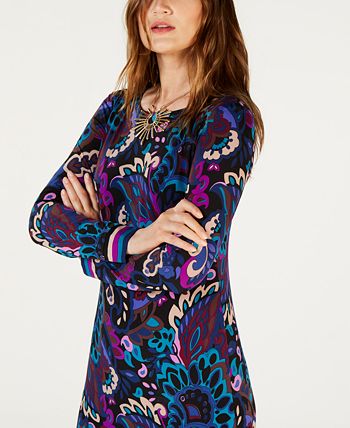 Robe Cocktail Trina Turk à Sequins Imprimés Géométriques - Taille 2, Neuve Avec étiquettes