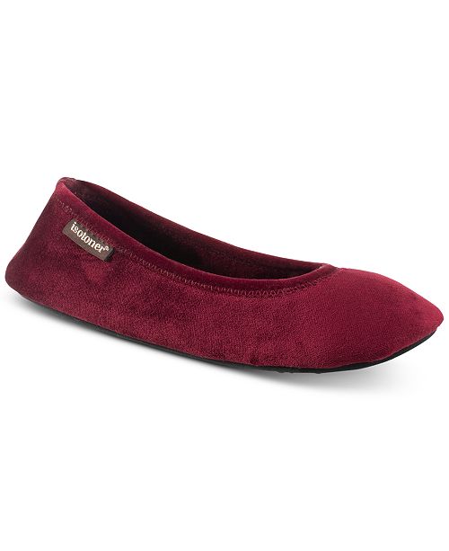 signature satin slipper