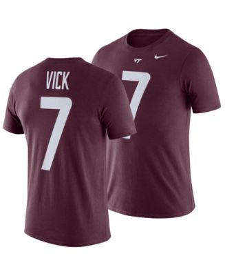 Nike Men's Michael Vick Virginia Tech Hokies Name and Number T