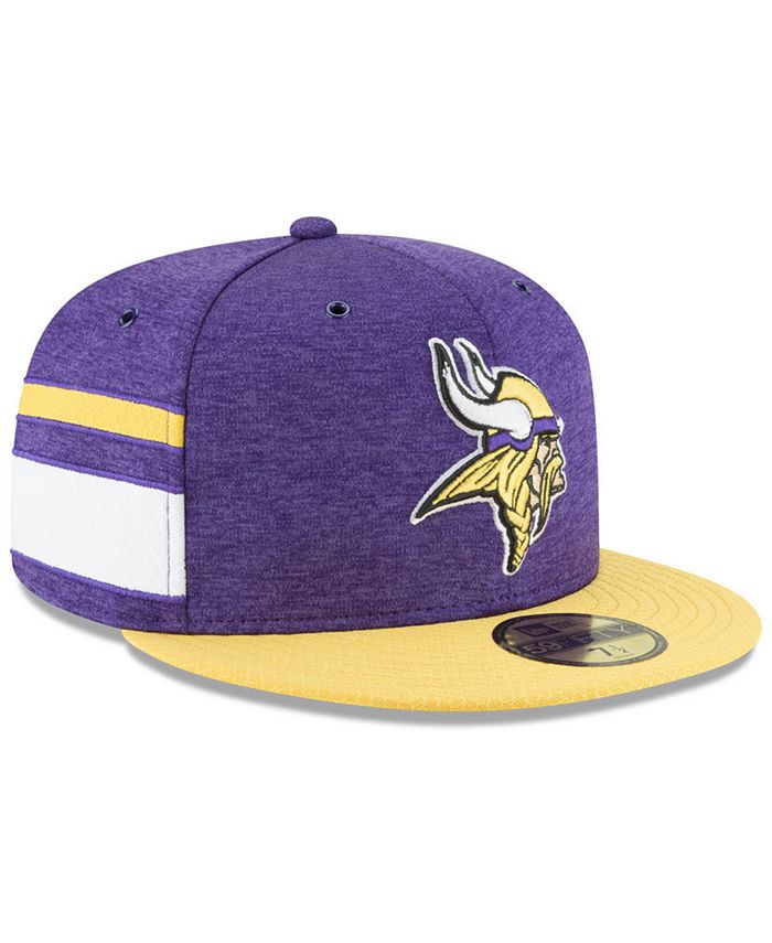 New Era Minnesota Vikings On Field Sideline Home 59FIFTY FITTED Cap ...