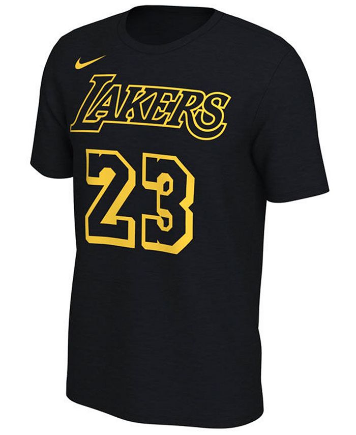 Nike LeBron James Los Angeles Lakers City Edition T-Shirt, Big Boys (8 ...