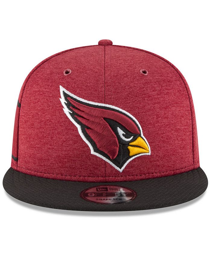New Era Arizona Cardinals On Field Sideline Home 9FIFTY Snapback Cap ...