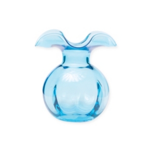 Shop Vietri Hibiscus Glass Bud Vase In Aqua