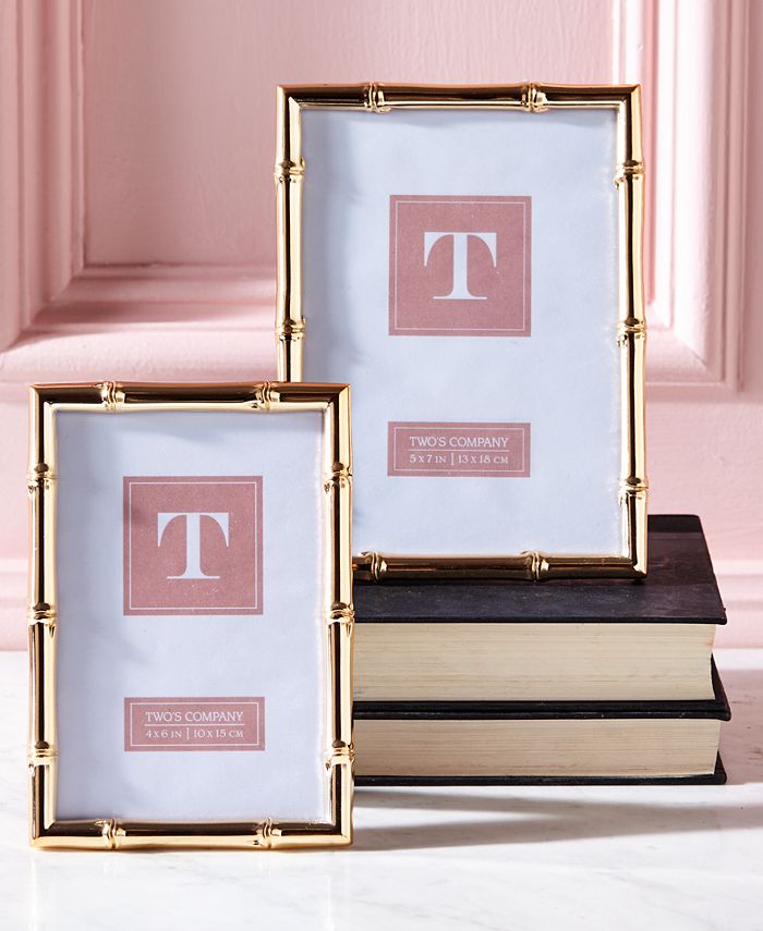 Two's Company Gold Gallery Frames. Set of 2 & Reviews - Picture Frames -  Home Decor - Macy's
