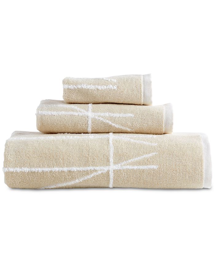 DKNY Geometrix Cotton Fingertip Towel Macy's