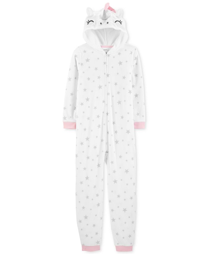 Carter's girls and boys hotsell hooded fleece footless pjs