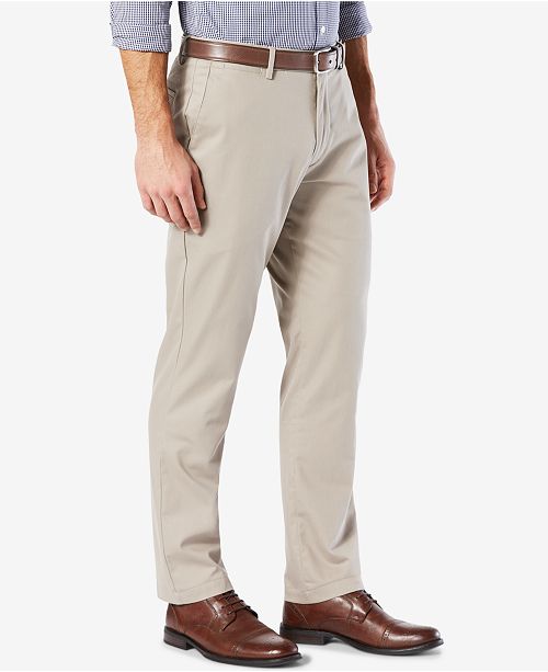 Dockers Men's Signature Lux Cotton Athletic Fit Stretch Khaki Pants ...