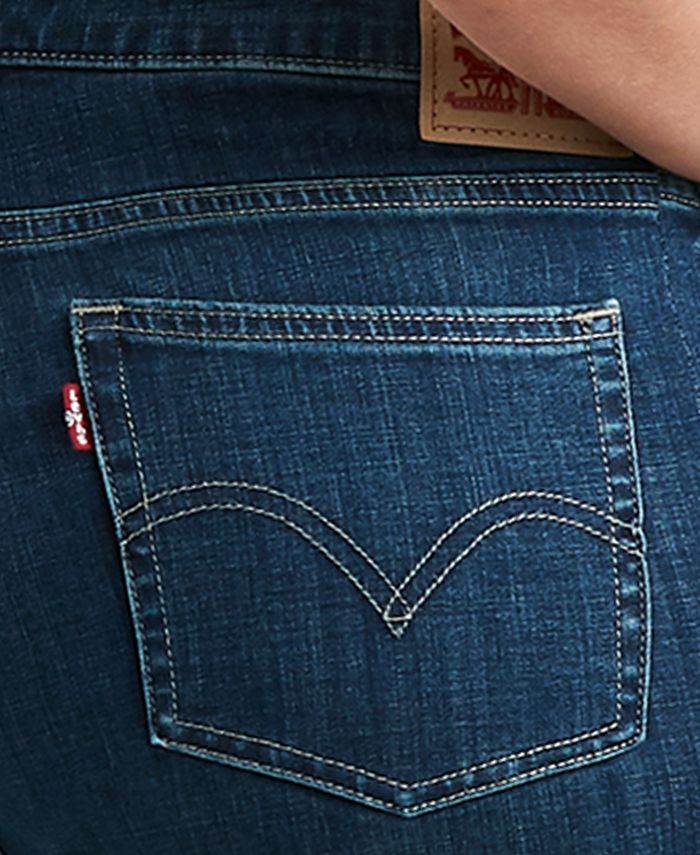 Levi's Trendy Plus Size Stretch Boyfriend-Fit Jeans - Macy's