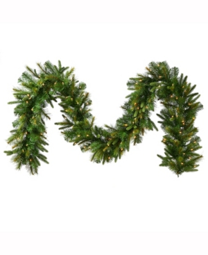 Vickerman 25' Cashmere Artificial Christmas Garland with 150 Warm White Led Lights